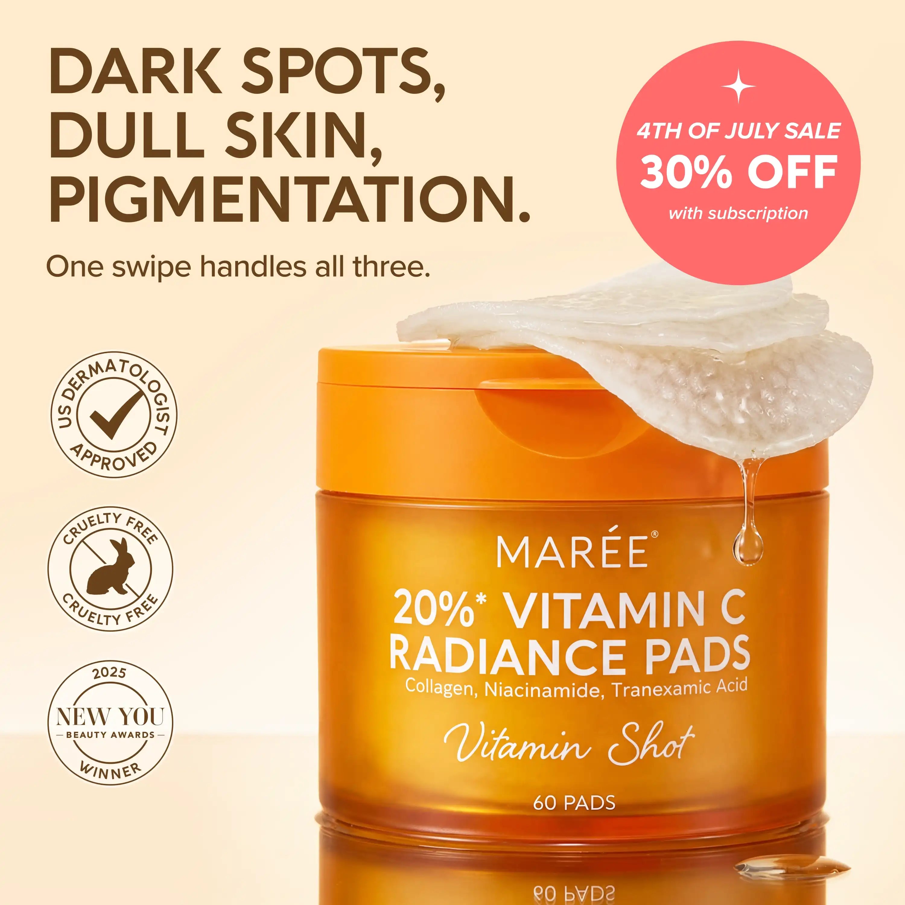 Dark Spot Fading Vitamin C Pads